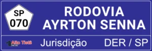placa rodovia sp070
