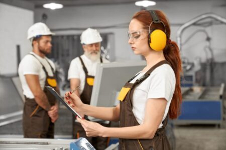 Mulher fazendo anotações no ambiente de trabalho