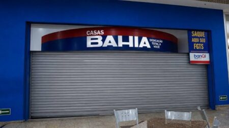 Loja Casas Bahia fechada