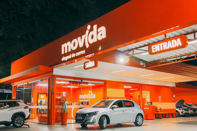 Faixada da empresa Movida